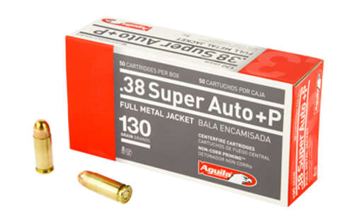 Ammunition Aguila Ammunition Pistol 38Special AGUILA 38SPR A +P 130GR 50/1000 • Model: Pistol